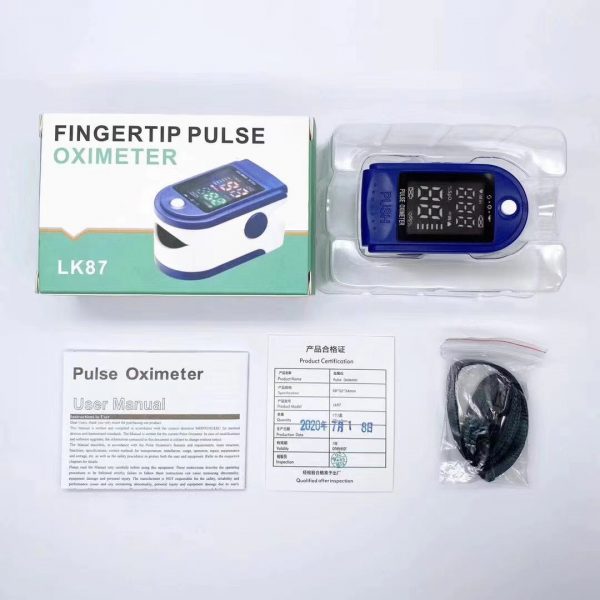 เครื่องวัดออกซิเจนปลายนิ้ว Fingertip Pulse Oximeter