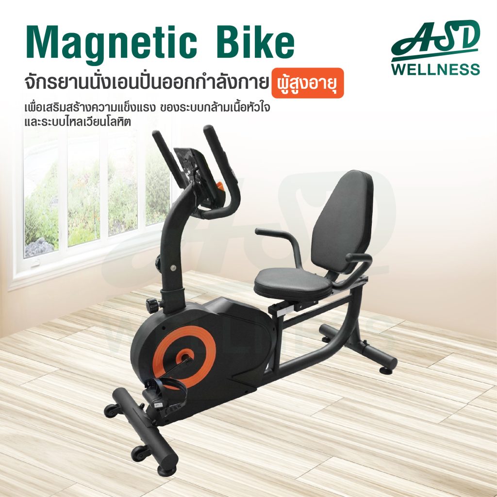 จักรยานนั่งเอนปั่นออกกำลังกาย Magnetic Bike