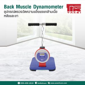 อุปกรณ์ตรวจวัดความแข็งแรงกล้ามเนื้อหลัง และขา (Back Muscle Dynamometer) รุ่น T.K.K.5402 Back D